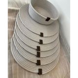 Asil Home Sepetli Supla Takımı - 32 x 32 cm - Gümüş