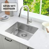 Asil Krom As 359 Paslanmaz Çelik Evye Tezgah Altı 40X50 Cm