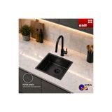 Asil Krom AS 364 (40×45 cm) Petek Dokulu PVD Kaplama, Yalıtımlı Mutfak Evyesi, Mutfak Lavabosu 304 Kalite Paslanmaz Çelik