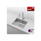Asil Krom Drawn R35 Series 40×50 Cm, Paslanmaz Çelik Evye, Eviye, Mutfak Lavabo (SİFON DAHİL)