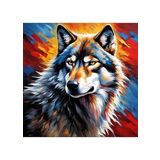 ASİL KURT 35 50X50CM PVC ÇERÇEVESİZ TABLO
