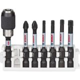 Asil Metal Bosch Impact Ctrl Ph/pz/t 7 Parça Vidalama Uç Seti - Gri