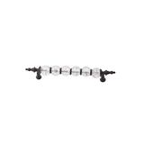 Asil Metal Polimer Iğne Ayak Kristal Boncuk 160 Mm Siyah (16 Cm)-5 Adet
