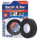 Asil Metal Vodaseal Gerdir&sar Kauçuk Tamir Bandı 20MM x 3mt - 1
