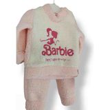 Asil Öztürk Baby & Kids Asil Öztürk Baby&Kids Patpat Kız Bebek Çocuk Nakışlı Welsoft Alt Üst Takım Astronot Valeria Kuzu - 15 - 18 Ay - Bej - Krem - Pudra