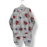 Asil Öztürk Baby & Kids Balam Erkek Çocuk Spider Man Desenli Alt Üst Eşofman Takımı Pijama - 00E-Gri - 7 Yaş
