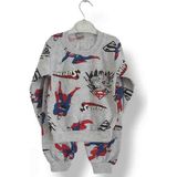 Asil Öztürk Baby & Kids Balam Erkek Çocuk Superman Baskılı Alt Üst Eşofman Takımı Pijama - 01-Gri - 2 Yaş