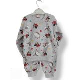Asil Öztürk Baby & Kids Balam Kız Çocuk Mickey Minnie Mouse Alt Üst Eşofman Takımı Pijama - 3 Yaş - 01-Gri