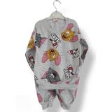 Asil Öztürk Baby & Kids Balam Kız Çocuk Tom ve Jerry Alt Üst Eşofman Takımı Pijama - 9 Yaş - 00E-Gri