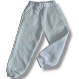 Asil Öztürk Baby & Kids Kız Erkek Bebek Çocuk Kışlık Polar Cepli Alt Eşofman Pantolon Içi Şardonlu - Açık Ekru - 3 - 4 Yaş