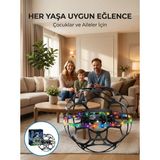 Asil Sepet Asiltech El Sensörlü Uçan Top Drone Çocuklar Için LED Işıklı Eğlence Oyuncağı - Çok Renkli
