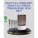 Asil Sepet Asiltech Makyaj Fırçası ve Elektrikli Fırça Temizleyici Kampanya Paketi - Çok Renkli
