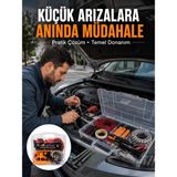 Asil Sepet Asiltech Profesyonel Oto Ekipman Seti 27 Parça Bagaj Düzenleyici Araç Yardım Çantası