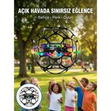 Asil Sepet Asiltech Şarjlı Futbol Topu Tasarımlı Mini Drone LED Aydınlatmalı Akıllı - Çok Renkli