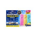 ASİL TİCARET Sihirli Temizlik Bezi 3 Adet 40x60cm Banyo Mutfak Cam Ayna Tv Bezi Super Clean