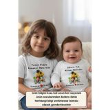 Asilcomkids Çift Bisikletli Kardeş Tişörtleri (Abla-Kardeş)- Yeni Bebek Hediye Seti