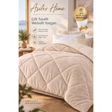 Asilex Home Collection Çift Kişilik Premium Welsoft Yorgan Çift Taraflı Pamuk Kumaşlı Silikon Dolgulu Ultra Yumuşak 4 Mevsim Yorgan