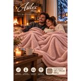 Asilex Home Collection Welsoft TV Battaniyesi 120x170 cm Premium Çift Taraflı Yumuşak Sıcak Peluş Diz Battaniyesi Koltuk Şalı ve Hediyelik Battaniye