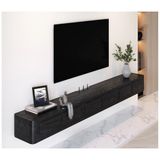 Asılı teşhir rafı, duvar rafı, ışıklı metal duvar rafı, çok katmanlı, asılı duvar rafı, ceviz ağacından TV dolabı, masif ahşaptan TV saklama rafı, modern ördek