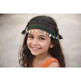 Asilla Karadeniz Yöresel Pullu BANDANA-6429 - Standart - Siyah - Yeşil - Renk