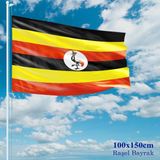 Asilmeydan 100x150 cm Uganda Bayrağı