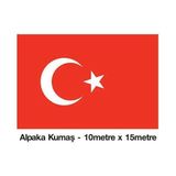 Asilmeydan 10x15 metre Alpaka Kumaş Türkiye Cumhuriyeti Bayrağı