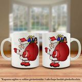 Asilmeydan 2019 Yeni Yıl Noel Baba Kupa Bardak