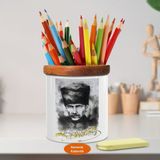 Asilmeydan 449352539 Karakalem Mustafa Kemal Paşa Ahşap Seramik Kalemlik