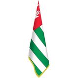 Asilmeydan Abhazya - Abkhazia Bayrak -Ofis -Makam-Toplantı Odaları - Saçaklı Makam Bayrağı - Renkli