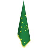 Asilmeydan Adıge Bayrak -Ofis -Makam-Toplantı Odaları - Saçaklı Makam Bayrağı - Renkli