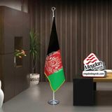 Asilmeydan Afganistan Islam Cumhuriyeti Bayrak -Ofis -Makam-Toplantı Odaları -Direkli -Saçaklı Makam Bayrağı - Renkli
