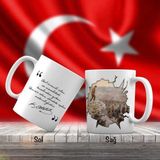 Asilmeydan Afyon Kocatepe Cephesi - Mustafa Kemal Atatürk - Atatürk'ün Sözleri -Kupa Bardak