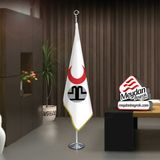 Asilmeydan Altınordu Devleti Bayrağı-17 Eski Türk Devleti-Makam-Toplantı Odaları -Direkli-Saçaklı Makam Bayrağı - Renkli