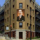 Asilmeydan Atatürk Portre Poster Cephe Bayrağı - 2x3 Metre - Renkli