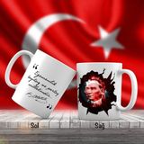 Asilmeydan Ay Yıldız - Mustafa kemal Atatürk - Atatürk'ün Sözleri -Kupa Bardak
