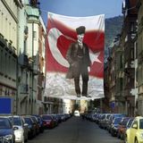 Asilmeydan Ay Yıldızlı Mustafa Kemal Atatürk Poster Cephe Bayrak 400 x 600 cm