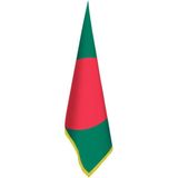 Asilmeydan Bangladeş Bayrağı -Ofis-Makam-Toplantı Odaları - Saçaklı Makam Bayrağı - Renkli