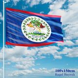 Asilmeydan Belize Bayrağı - 100X150 cm (1 Metre x 1,5 Metre) - Raşel Kumaş - Renkli