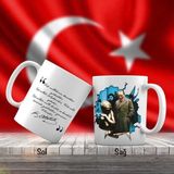 Asilmeydan Bilim - Araştırma-Heykel -Mustafa Kemal Atatürk - Atatürk'ün Sözleri -Kupa Bardak