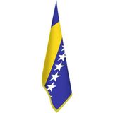 Asilmeydan Bosna-Hersek Bayrağı -Ofis-Makam-Toplantı Odaları - Saçaklı Makam Bayrağı - Renkli