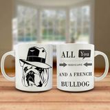Asilmeydan Buldog Köpek Silüeti Kupa