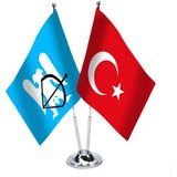 Asilmeydan Büyük Selçuklu Imparatorluğu ve Türkiye İkili Masa Bayrağı