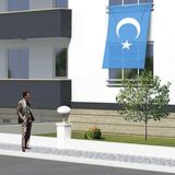 Asilmeydan Doğu Türkistan Bayrağı Raşel Bayrak 150X225 cm