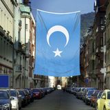 Asilmeydan Doğu Türkistan Bayrağı Raşel Bayrak (400X600 Cm) - Renkli