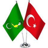 Asilmeydan Gazneliler ve Türkiye Saten Masa Bayrağı