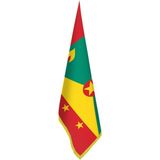 Asilmeydan Grenada Bayrağı - Ofis-Makam-Toplantı Odaları - Saçaklı Makam Bayrağı - Renkli