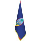 Asilmeydan Guam Bayrağı - Ofis-Makam-Toplantı Odaları - Saçaklı Makam Bayrağı - Renkli