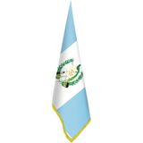Asilmeydan Guatemala Bayrağı - Ofis-Makam-Toplantı Odaları - Saçaklı Makam Bayrağı - Renkli