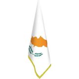 Asilmeydan Güney Kıbrıs Cumhuriyeti Bayrağı - Ofis-Makam-Toplantı Odaları - Saçaklı Makam Bayrağı - Renkli