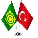 Asilmeydan Hakas Cumhuriyeti Türkiye Saten Masa Bayrağı